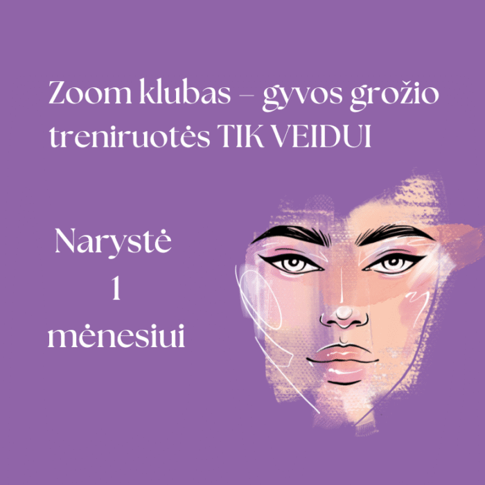 Klubas - mėnuo su Sigita (Veido treniruotės)