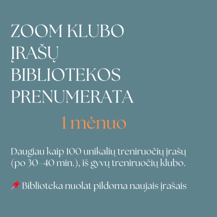 Bibliotekos prenumerata (1 mėn.)