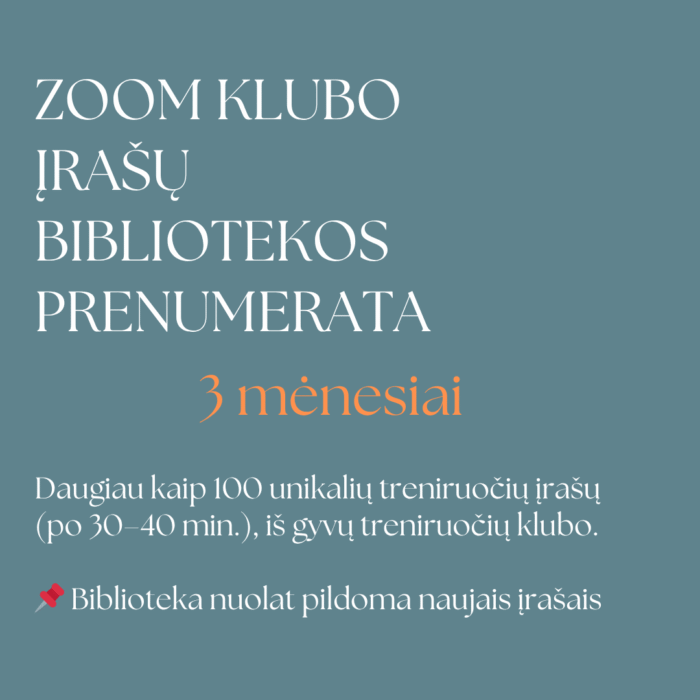Bibliotekos prenumerata (3 mėn.)
